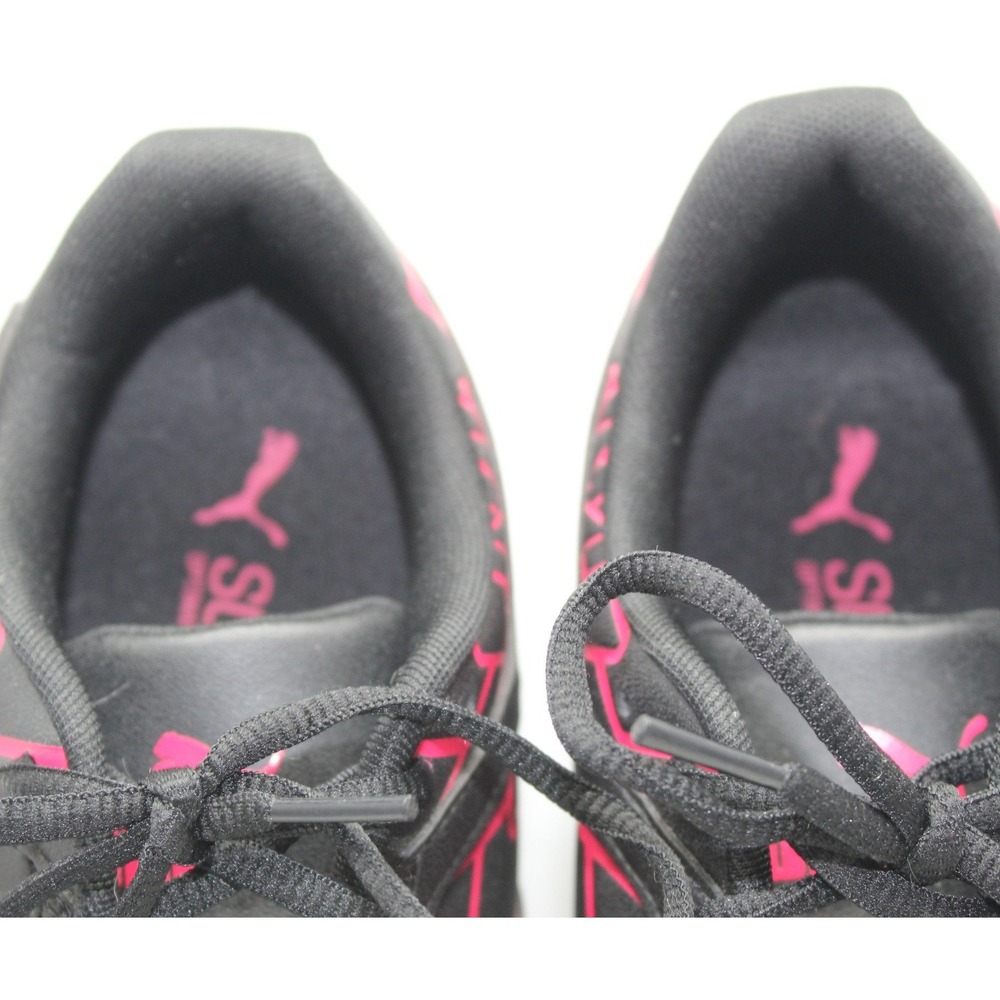 Puma Tazon 6 Fracture Womens Sneakers Black Pink 193611-01 Size 11 - Picture 7 of 8